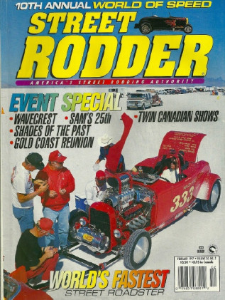 STREET RODDER 1997 FEB - NAILHEAD BUILD-UP-2, BOWED FIBERGLASS DOOR FIXED
